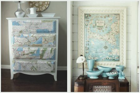 Декупаж мебели обоями своими руками для современного стильного интерьера