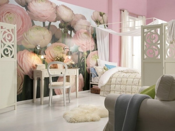 Как сочетать обои и фотообои