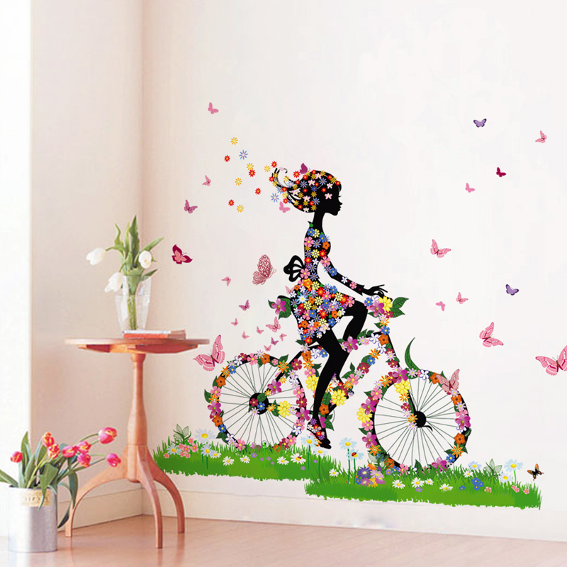 Необычное решение - виниловые наклейки на стену