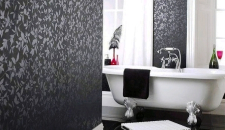 Влагостойкие самоклеющиеся обои для ванной комнаты